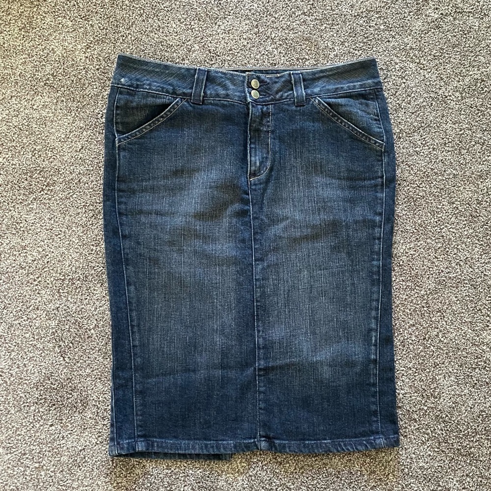 Lux denim pencil skirt size 7